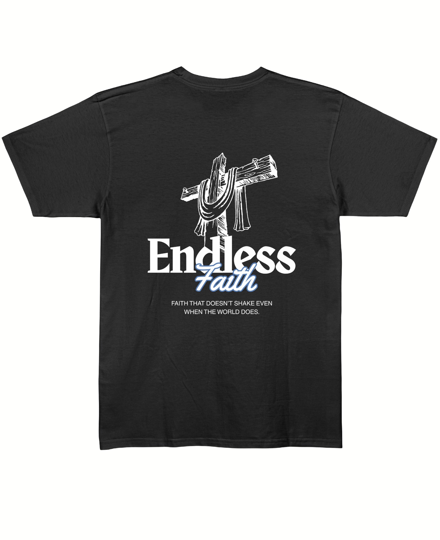 Black Regular Fit T-shirt Back Design