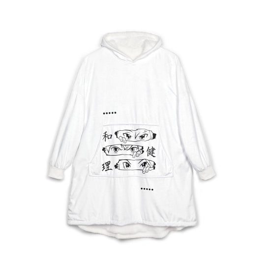 Cozy Unisex Hooded Blanket - Unique Eye Design