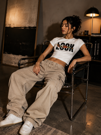 LOOK – Tiger Eyes Oversized Graphic Tee