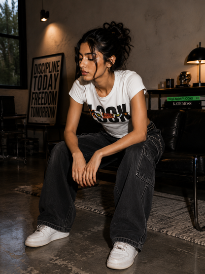 LOOK – Tiger Eyes Oversized Graphic Tee