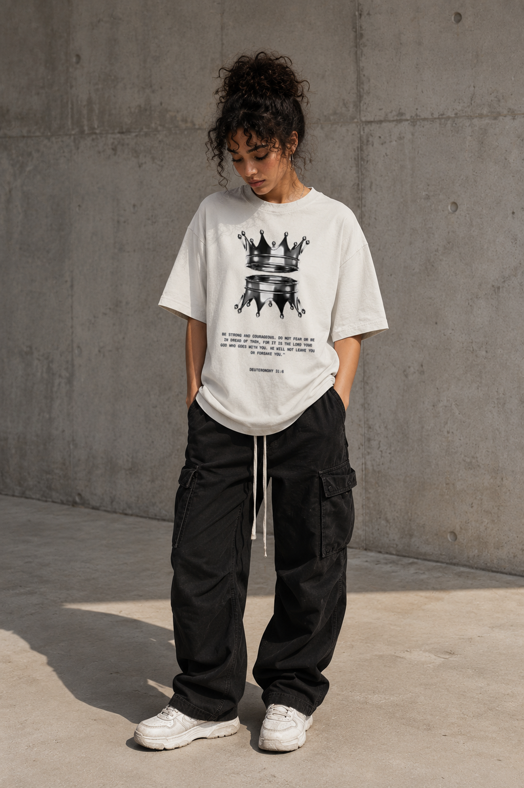 The "The Word" Typography Oversized Tee