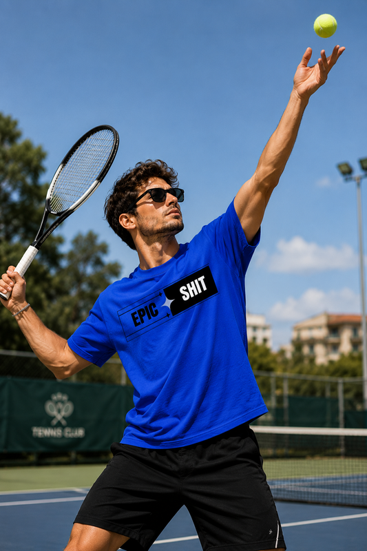 The "EPIC SHIT" Royal Blue Oversized Tee
