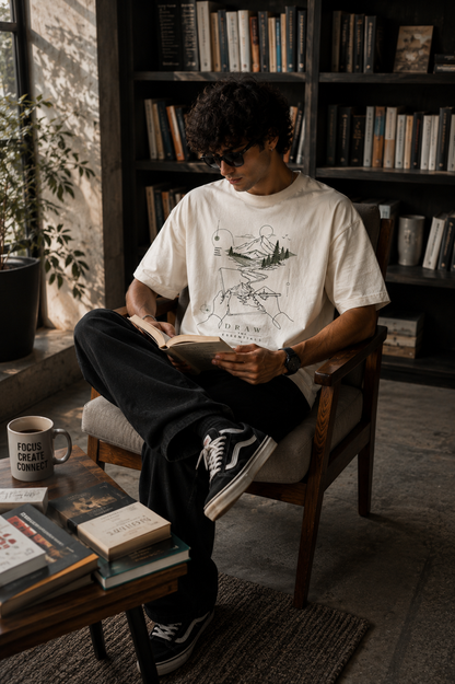 Draw the Essential – Premium Oversized Unisex- Off White