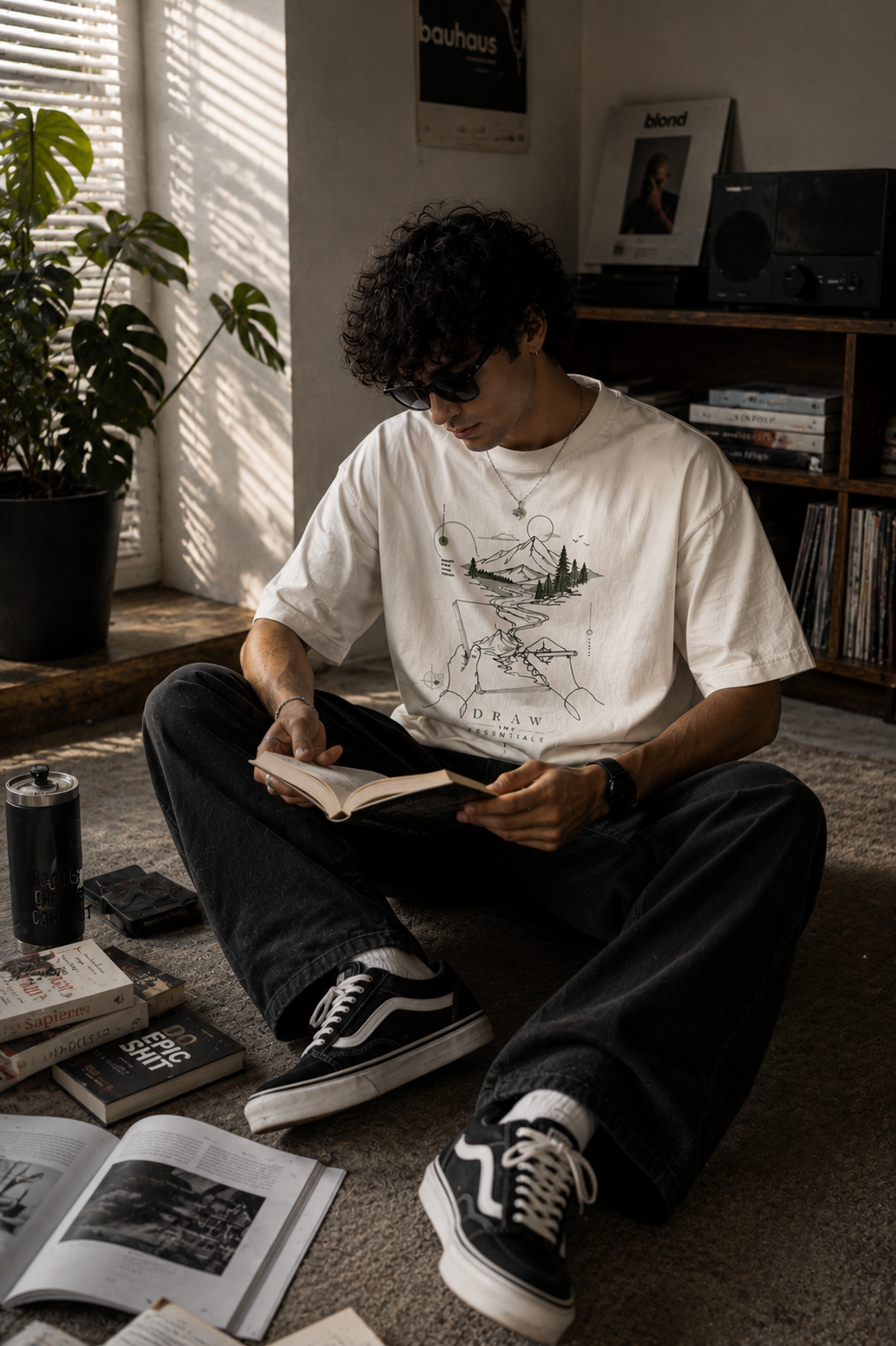 Draw the Essential – Premium Oversized Unisex- Off White