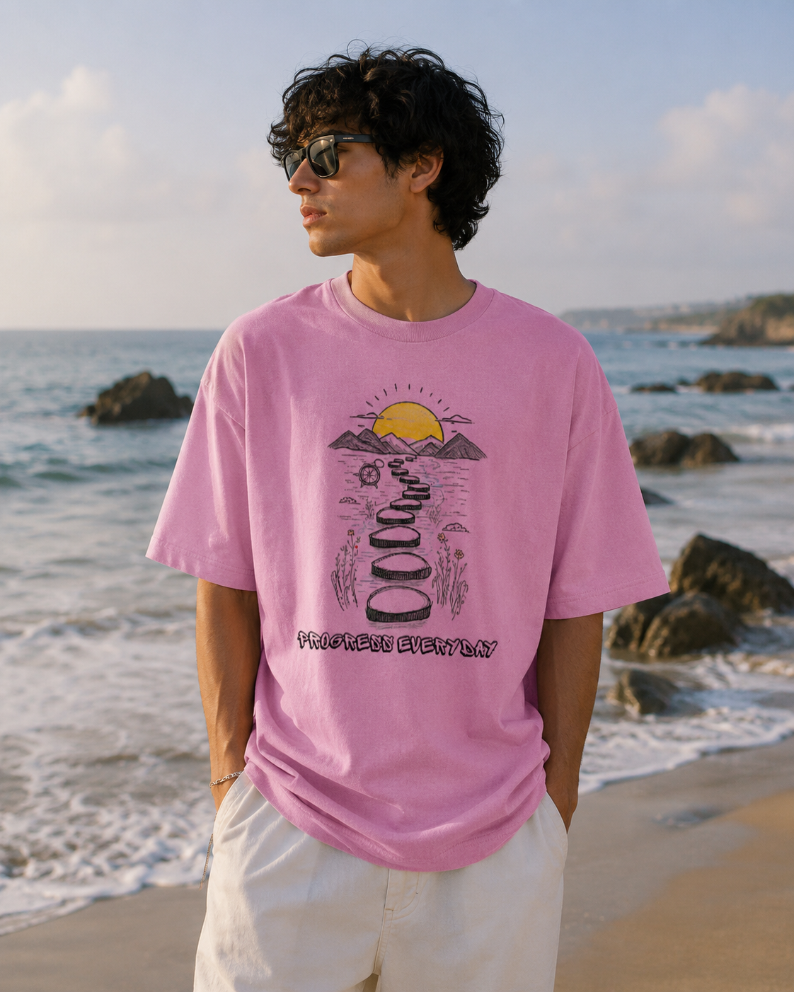 Progress Everyday - Oversized tshirt