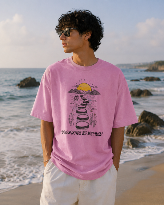 Progress Everyday - Oversized tshirt