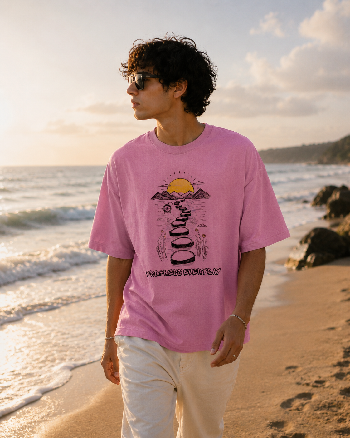 Progress Everyday - Oversized tshirt