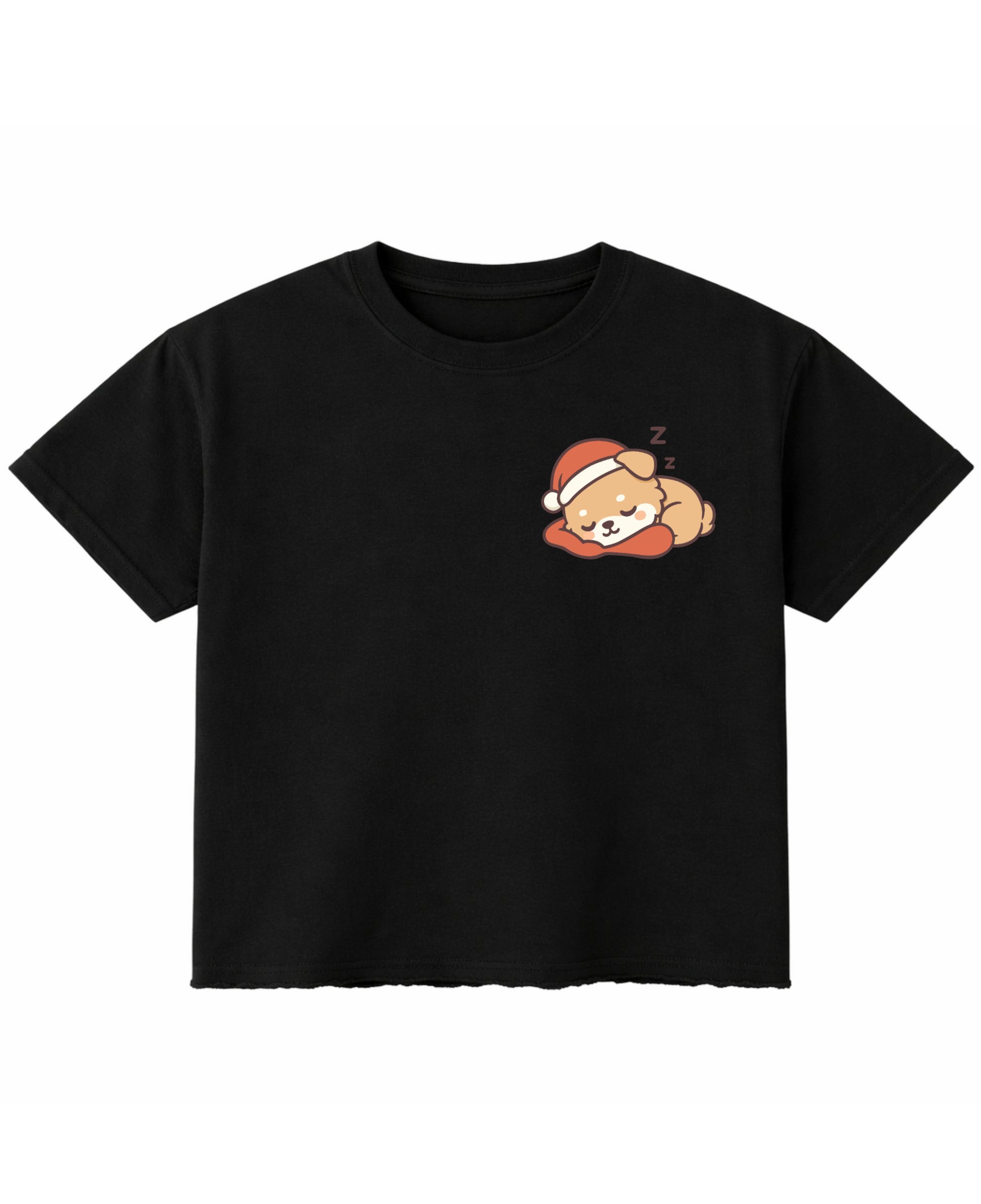 Black Boxy Fit T-shirt Front Design