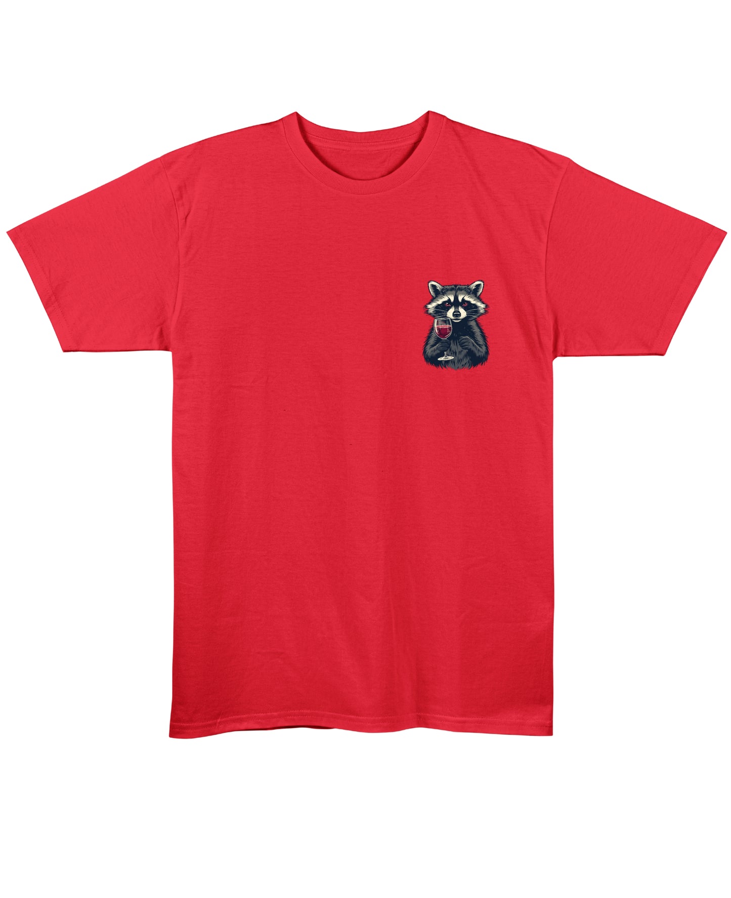 Red Regular Fit T-shirt Front Design