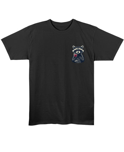 Black Regular Fit T-shirt Front Design