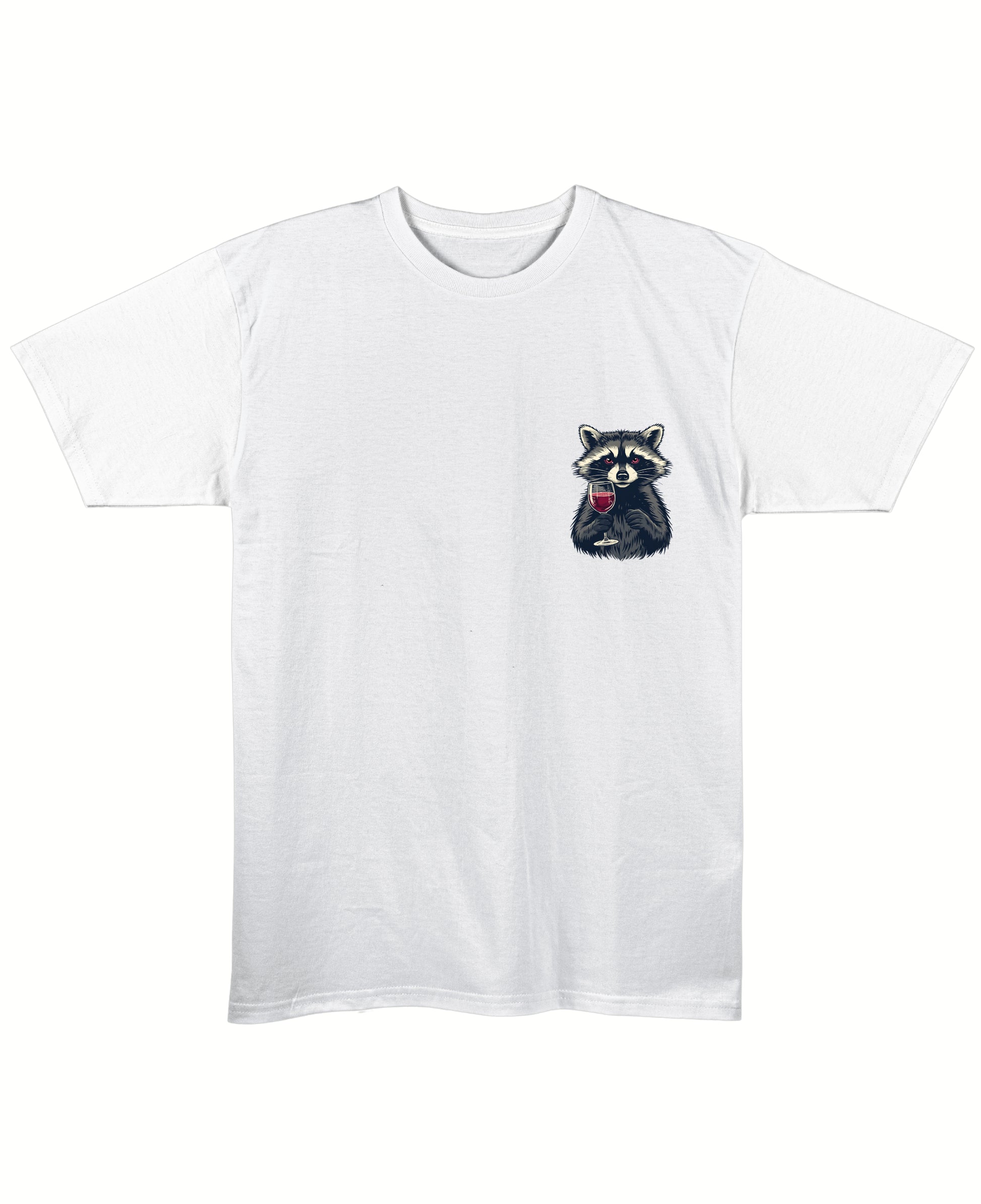 White Regular Fit T-shirt Front Design