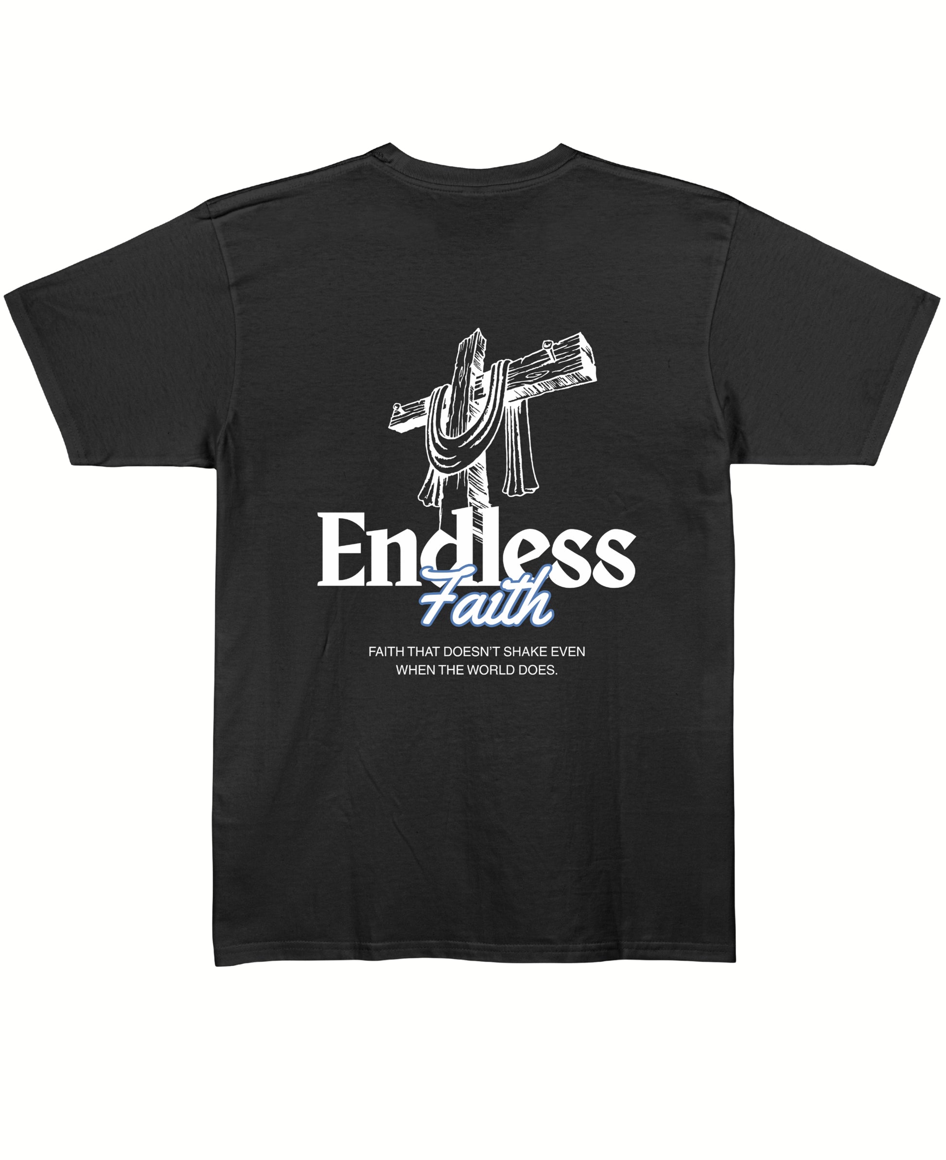 Black Regular Fit T-shirt Back Design