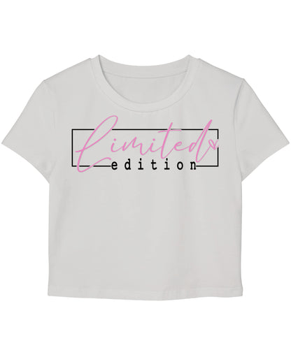 White Baby Tee Front Design