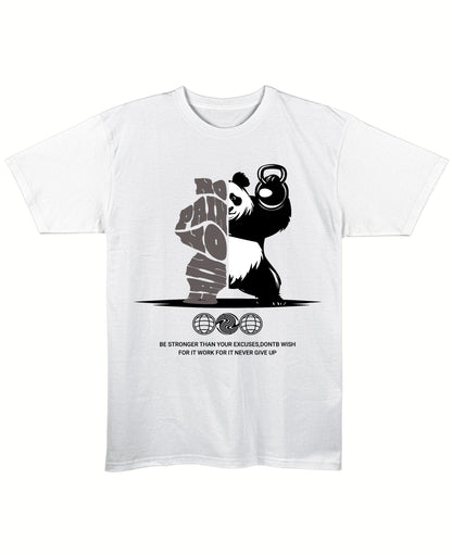 White Regular Fit T-shirt Front Design